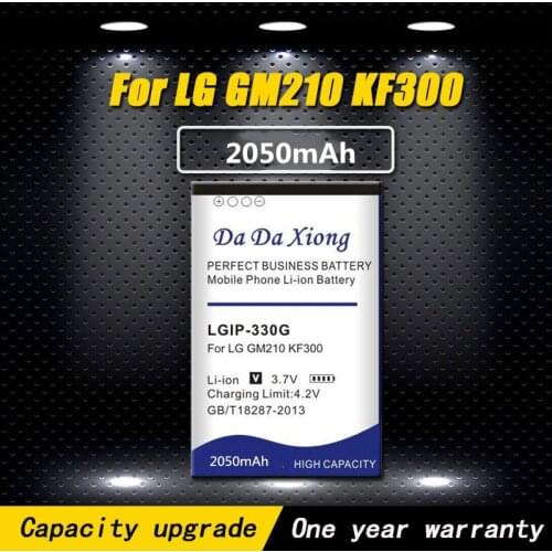 New High quality 2050mAh LGIP-330G LGIP330G Battery use for LG GM210 KF240 KF245 KF300 KF305 KF330 KM380 Phone +Free shipping
