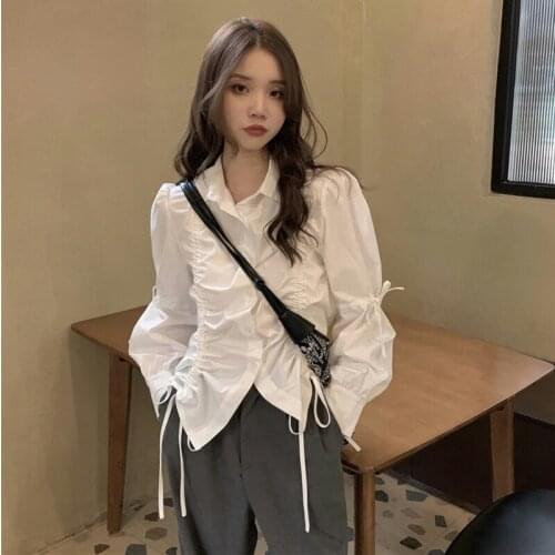 Женские белые рубашки Okdeals China At AliExpress