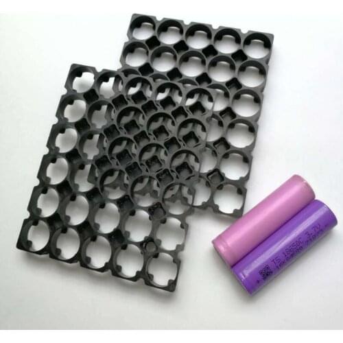 500pcs/lot MasterFire 5*6 Cell 18650 Battery Spacer Radiating Shell Plastic Heat Holder Bracket Batteries Storage Box Brackets