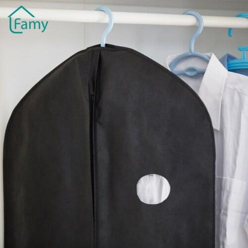 Garment Bags Cover for Clothes Wardrobe Clothing Hanging Dust Covers Dresses Coat Suit Closet Organizer Pouch Case Storage Bag