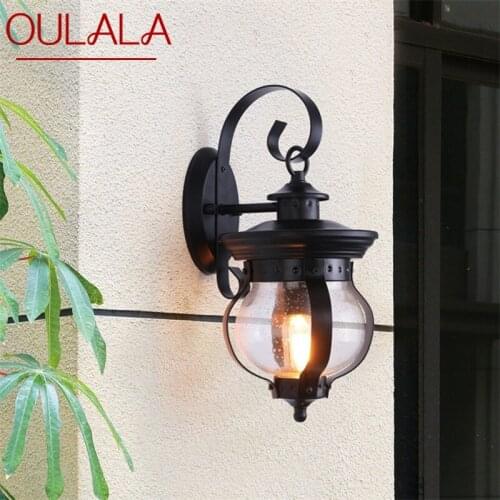 ·OULALA Outdoor Retro Wall Light Classical Sconces Lamp Waterproof IP65 LED For Home Porch Villa