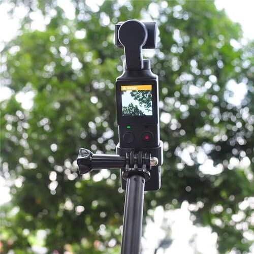 Universal Adjustable Camera Selfie Stick Phone Clip Expansion Holder Stick for FIMI PALM for OSOMO Pocket Handheld Gimbal Camera