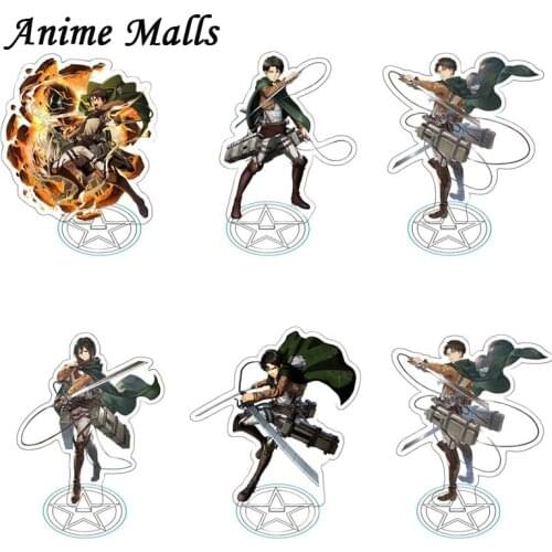 Japan Anime Attack on Titan Acrylic Stand Model Toys two-sided Action Figure Pendant toy gift