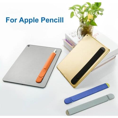 Adhesive Faux Leather Tablet Screen Stylus Pencil Protective Cover Storage Pouch