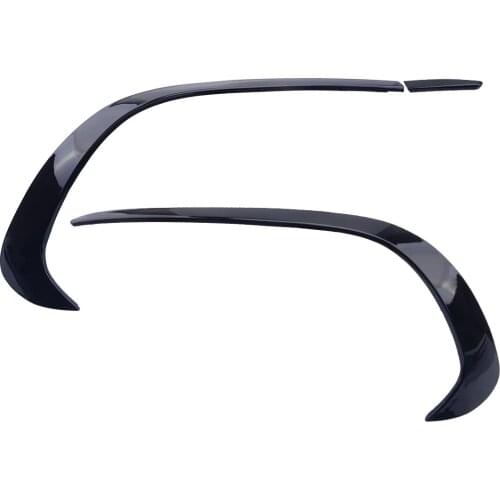 1Pair Car Front Bumper Splitter Spoiler Canards Fit For Benz A Class W176 A180 A200 A220 A250 AMG A45 2016 2017 2018