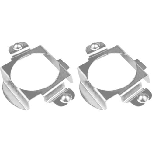 1 Pair H7 Car LED Headlight Lamp Bulb Base Adapters Holders Retainer Clips For BMW 5 Series E60 for Low Beam car accessories