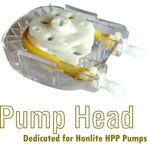 250ml/min, 2 Rollers, Honlite Peristaltic Pump Head Assembly with PharMed BPT Peristaltic Tube