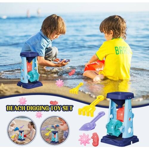 5PCS Beach Toys For Kids Play Water Toys Sand Set Kit Summer Toys for Beach Play Sand Shovel Water Game Outdoor Toys Gifts#p4
