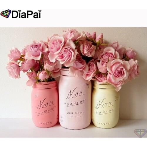 DIAPAI 5D DIY Diamond Painting 100% Full Square/Round Drill "Flower landscape" Diamond Embroidery Cross Stitch 3D Decor A21583