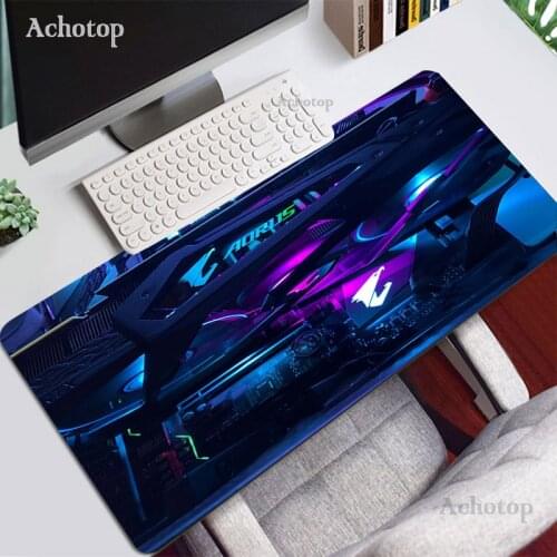 Giga Mouse Pad Large Gaming Aorus logo XXL Lockedge Computer Gamer Keyboard Mouse Mat Hyper Beast Desk Mouse Pad for PC Desk Pad