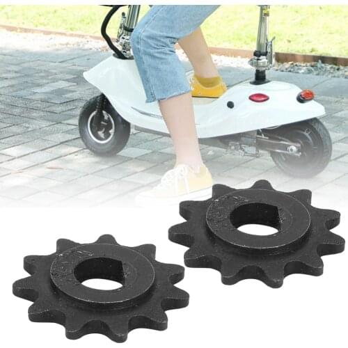 2Pcs 25H 11 Tooth Chain High Speed Motor Gear 10mm Electric Scooter Tooth Sprocket Electric Scooter Drive Pinion Gear