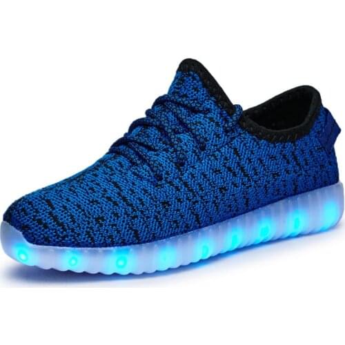 Kids Luminous Sneakers Casual Glowing Children Lights Shoes Usb Adult Led Slippers For Girls Illuminated Krasovki Footwear Boys