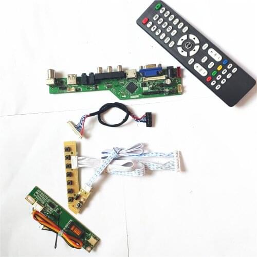 For LP150X09-A5/A5K1 T.V56 drive board HDMI-Compatible VGA USB AV LVDS 1CCFL 30Pin LCD monitor keyboard+Remote+Inverter