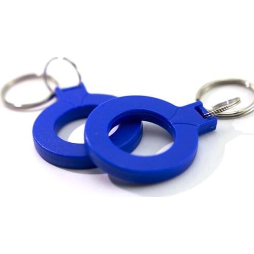 ID 125KHz EM4100/Tk4100 Read Only Readable Badge Keyfobs RFID Tag Card Key Fob Token Ring 1Pcs