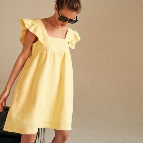JLFPGV Linen Summer Dresses
