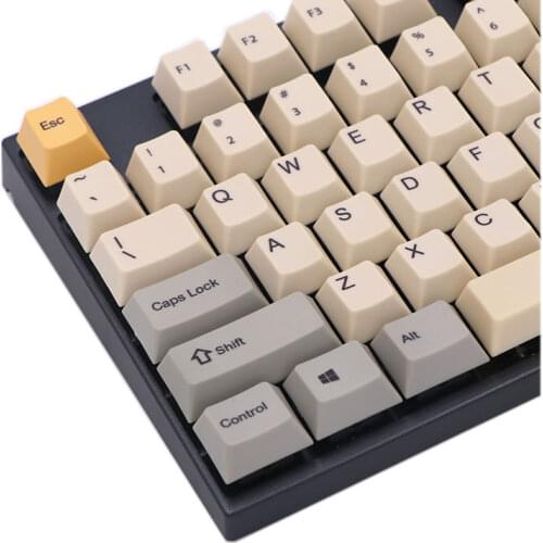 KeyPro Cheese Ethermal Dye Sublimation fonts PBT keycap cherry profile For mechanical MX Switch keyboard