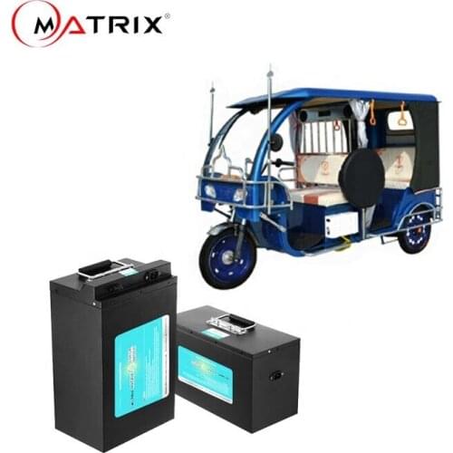 Matrix Battery 48V 60Ah EV Li-Ion Rechargeable Batteries With 18650 2500Mah Cells For Electric Rickshaw