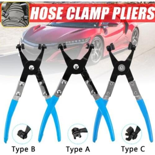 Car Water Pipe Hose Removal Installer Flexible Tool Clip Clamp Plier Flat Band Ring Type Hose Clamp Pliers