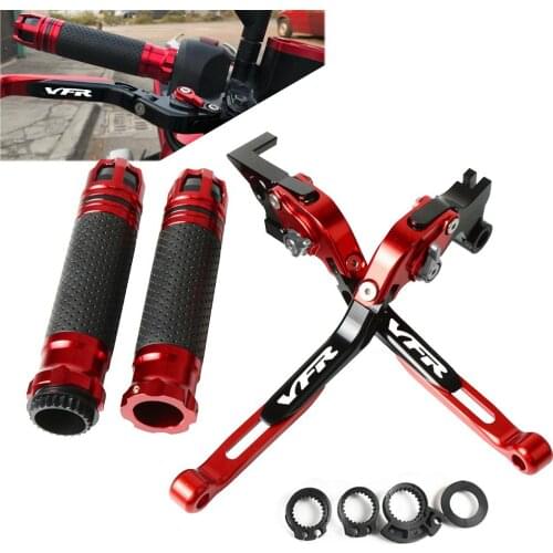 Motorcycle Adjustable foldable Levers Brake Clutch Levers Handlebar Hand Grips ends For Honda VFR800 VFR 800 1998 1999 2000 2001