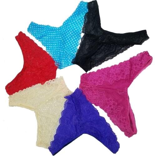 Women lace G-Strings shorts Briefs sexy underwear ladies panties lingerie bikini underwear pants thong intimate wear 1pcs 162