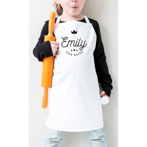 Personalised Childrens Baker Apron,Kids Baking Apron,Mini Chef,Family Baking,Custom Apron for Kids Birthday party,baptism gift