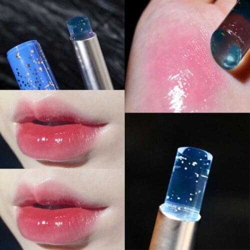Change Colour Nourishing Makeup Beauty Gold Foil Lip Gloss Lip Balm Moisturizer Lip Makeup Lip Care Cosmetic Makeup TXTB1
