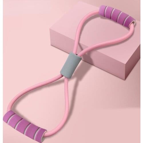 Yoga Eight-character Rally Chest Expander Fitness Ring Eight-character Pull Rope Girls Body Sculpting Fitness Equipment Fitness