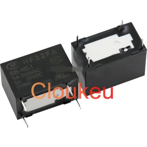 Relay HF32FA-005 012 024-HSL1 HSL2 5V 12V 24V 5A 4pin