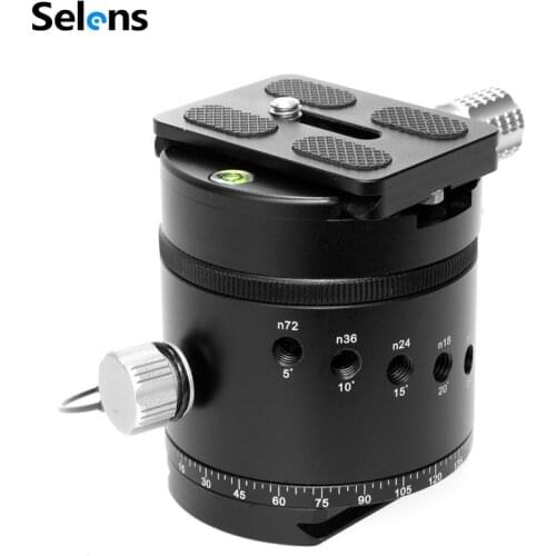 Selens PH-25 HDR Panoramic Ball Head W/ Indexing Rotator + 1/4" Camera Screw