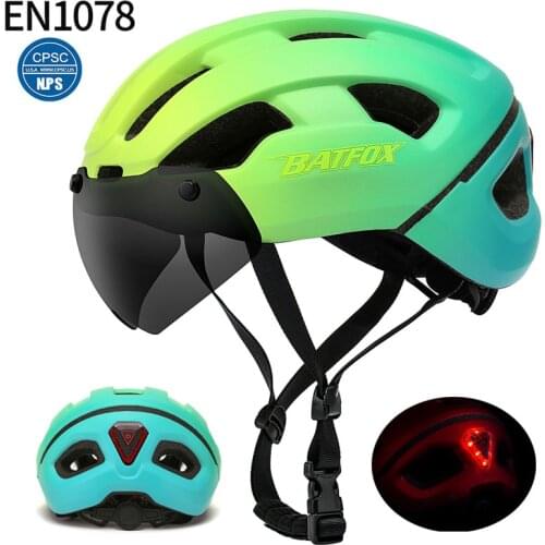 BASECAMP Bicycle Helmet Ultralight Cycling Helmet Matt Green Bike Helmet With Back Light Road Mountain MTB Helmet Casco Ciclismo