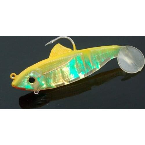 Lead Fish Soft Bait 53.5g 14cm Artificial Fishing Lures French VMC Hook For Deep Sea Big Game