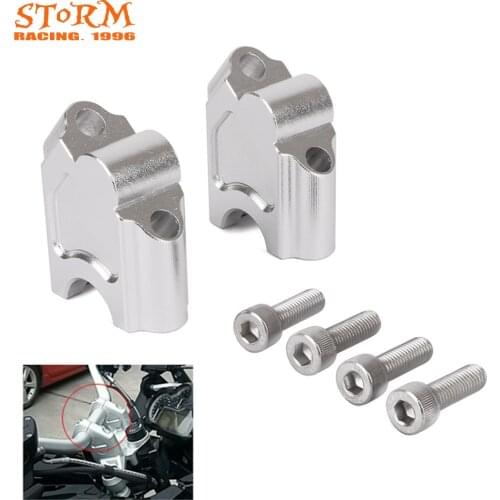 Motorcycle Handlebar Riser Mount Extension Clamps For BMW F700GS F700 GS 2013-2017 F650GS F650 GS 2008-2017
