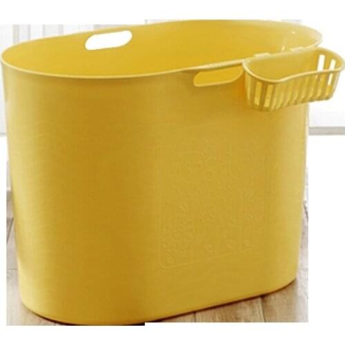 Full Body Folding Bath Tub Adult Tub Bath Barrel Bath Barrel Household Thick Plastic Fumigation Bath Barrel