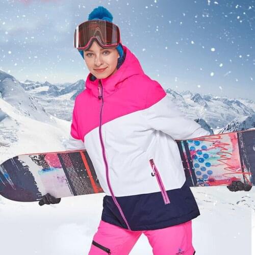 2020 Womens Winter Jacket Overalls Panrts Suits Hoodie Warm Sport Skiing Sets Clothing Winter Snowboarding Female Clohtes