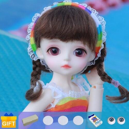 1/6 BJD Doll LCC Miyo Girls beautiful dress Fullset Resin Kit doll for kids Surprise Gifts Birthday present YOSD SD Doll