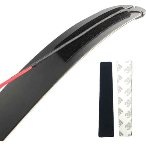 1Pair Recurve Bow Limb Stabilizer Black Limb Damper Bow String Stabilizer Shock Absorber Takedown Recurve Bow Reduce Noise