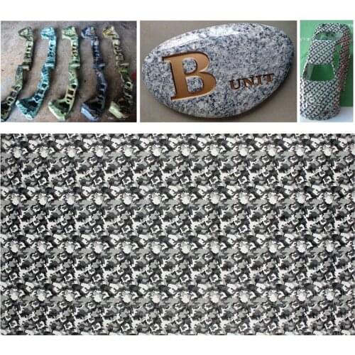 1PC 0.5*1m Army Camo Grey Hydrographic Water Transfer Film Hydro Dipping Print