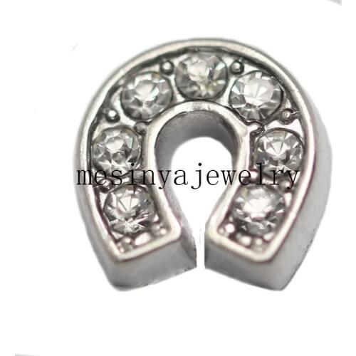 10pcs Horse Shoe Hoof Custom Floating Charms For Glass Locket