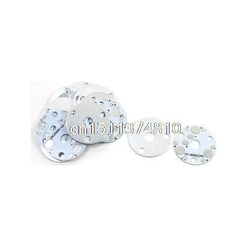 20 Pieces 31mm 3 x 1W 3W 5W LED Light Aluminum PCB Printed Circuit Board