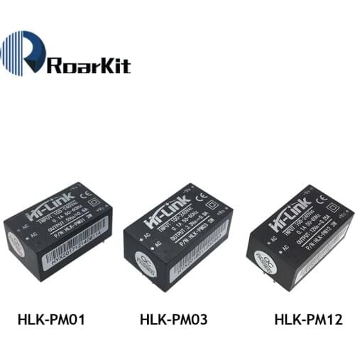 5PCS HLK-PM01 AC-DC 3W 220V to 5V HLK-PM03 220V to 3.3V HLK-PM12 Intelligent Household Switch Step Down Buck Power Supply Module
