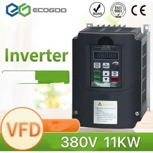 7500W/11kw 10HP Variable Frequency Drive Vector Control 400Hz vfd inverter for spindle/motor,input 380V 3phase output 380V