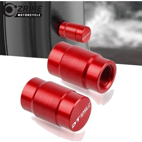 Motorcycle Accessories Couple Aluminum For YAMAHA DT125LC DT 125 C Vehicle Wheel Tire Valve Stem Caps Covers for Universal cycle