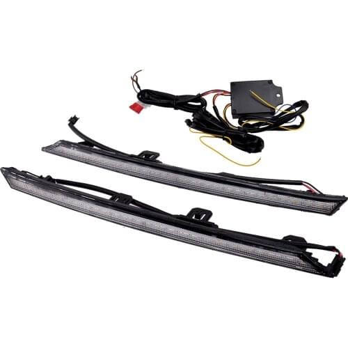 Beler DC 12V 1 Pair Left & Right DRL 3 Colors LED Daytime Running Light with Turn Signal Lamp Fit for Toyota RAV4 2019 2020