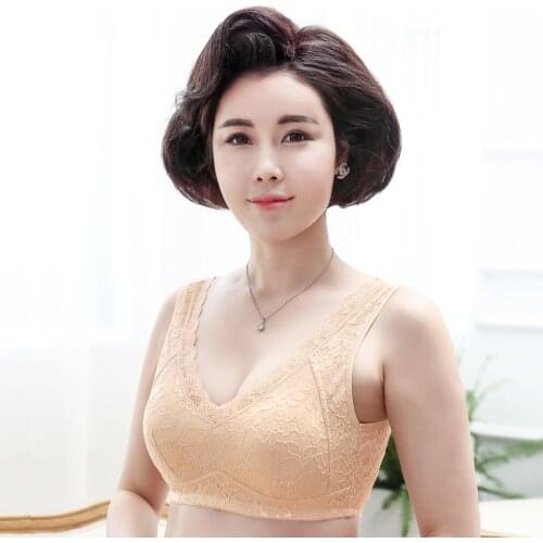 Lady After Surgery Bras Women Breast Cancer Push Up Lace Lingerie Girls Strapless Bra Bralette Push Up Pocket Bra D-1050