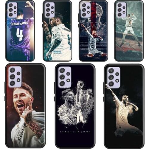 Sergio Ramos Fanart design Fundas For Samsung A51 A71 A41 A31 A11 A21S A12 A32 A42 A52 A72 A02 A10 A20 S A50 A70 Case