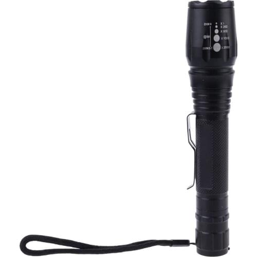 10000 Lumens 5 Modes XML T6 LED 18650 Powerful Torch Police Flashlight Lamp