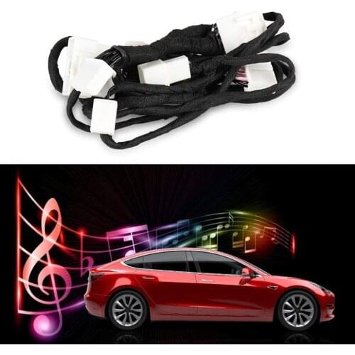 Basenor Tesla Model 3 Standard Range Plus SR+ Inactive Speaker Activation Harness 2016-2020 speaker upgrade wiring harness