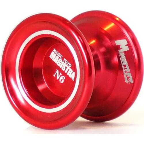 MAGICYOYO N6 yoyo MAGISTRATE YOYO CNC Metal KK bearing Professional yoyo Toys Special Props diabolo juggling 10 STRINGS