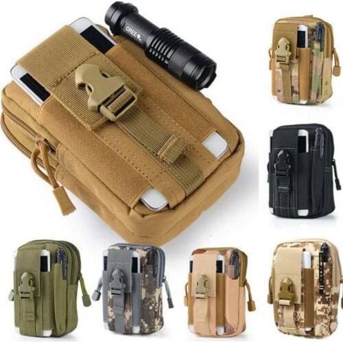 2021 New Military Tactical Outdoor Bag Waist Belt Oxford Pack Molle Pouch Fanny Phone Pocket Sport Bags