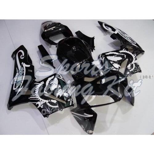 Fairings for CBR 600RR 2005 - 2006 Black Grafitty Fairing Kits CBR600 RR 2005 Fairing Kits CBR 600RR 2006